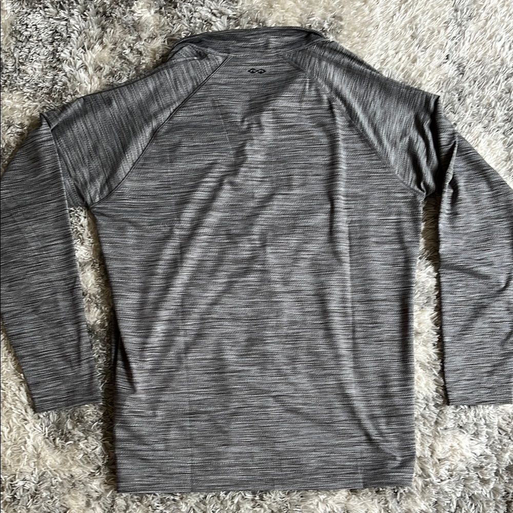 Gray Quarter-Zip Pullover - Picture 3 of 3